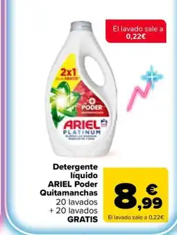 Carrefour Market ARIEL Detergente líquido Poder Quitamanchas oferta