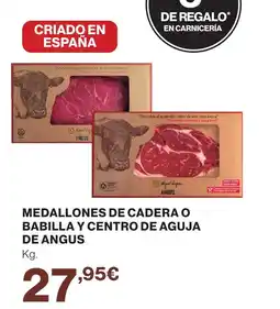Supercor Medallones de cadera o babilla y centro de aguja de angus oferta