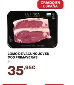 Supercor Lomo de vacuno joven dos primaveras oferta