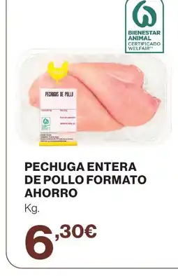 Supercor Pechuga entera de pollo formato ahorro oferta