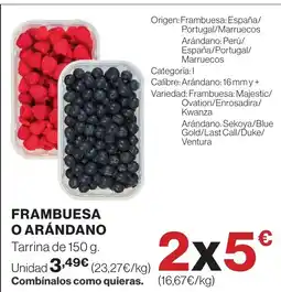 Supercor Frambuesa o arándano oferta