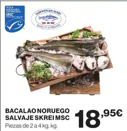Supercor Bacalaonoruego salvaje skrei msc oferta