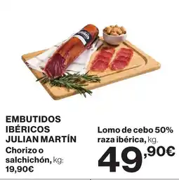 Supercor Embutidos ibéricos julian martín oferta
