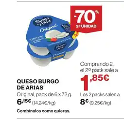 Supercor BURGO DE ARIAS Queso oferta