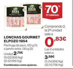 Supercor ELPOZO 1954 Lonchas gourmet oferta