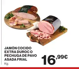 Supercor FRIAL Jamón cocido extra duroco pechuga de pavo asada oferta