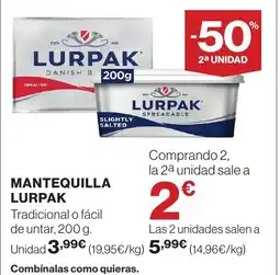 Supercor LURPAK Mantequilla oferta