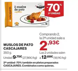 Supercor CASCAJARES Muslos de pato oferta