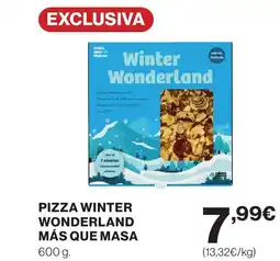 Supercor Pizza winter wonderland más que masa oferta