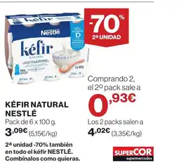 Supercor KÉFIR Natural nestlé oferta