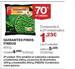 Supercor FINDUS Guisantes finos oferta