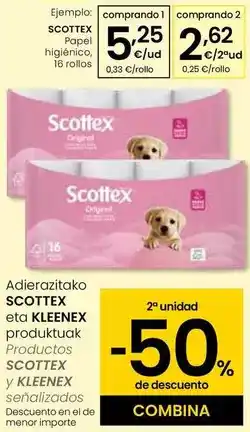 Eroski Scottex - papel higienico oferta