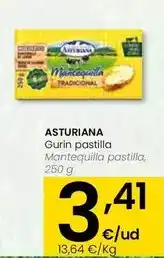 Eroski Asturiana - mantequilla pastilla oferta