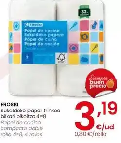 Eroski Eroski - papel de cocina compacto oferta