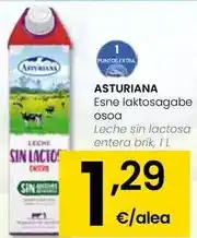 Eroski Asturiana - leche sin lactosa entera brik, 1 l oferta