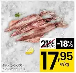 Eroski Calamar 600+ oferta
