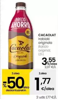 Eroski Cacaolat - batido original oferta