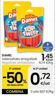 Eroski Damel - regallices señalizados oferta