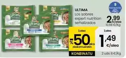 Eroski Ultima - los sobres expert nutrition senalizados oferta
