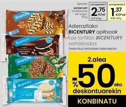 Eroski Bicentury - tortitas arroz con yogur, 130 g oferta