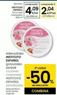 Eroski Instituto español - tarro rosa mosqueta, 400 ml oferta