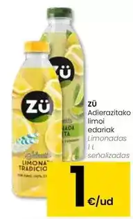 Eroski Zü - limonadas oferta