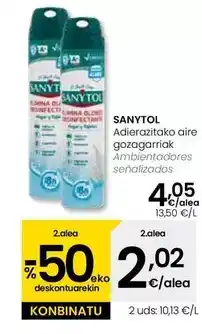 Eroski Sanytol - ambientadores oferta