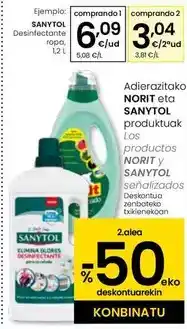 Eroski Sanytol - desinfectante ropa oferta