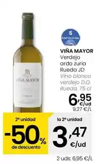 Eroski Viña mayor - vino blanco verdejo d.o. rueda oferta