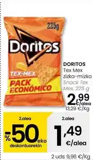Eroski Doritos - snack tex mex oferta