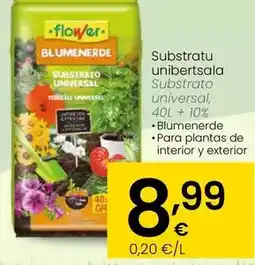 Eroski Flower - substrato universal oferta
