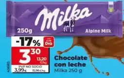 Dia Milka - chocolate con leche oferta