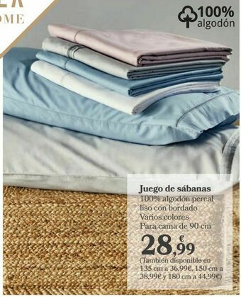 Carrefour Juego de sábanas oferta