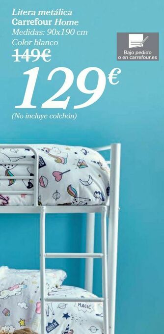Carrefour Litera metálica carrefour home oferta