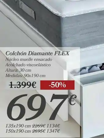 Carrefour Colchón diamante flex oferta