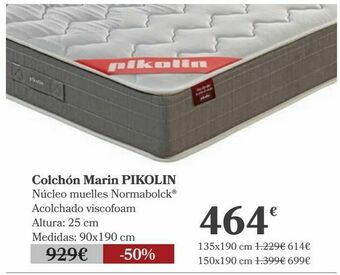 Carrefour Colchón marin pikolin oferta