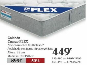 Carrefour Colchón cuarzo flex oferta