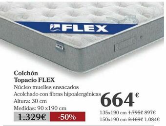 Carrefour Colchón topacio flex oferta