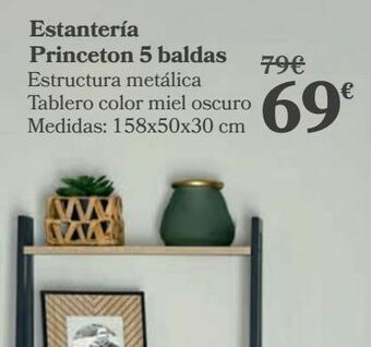 Carrefour Estantería princeton 5 baldas oferta