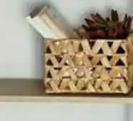 Carrefour Cesta jacinto trenzada oferta