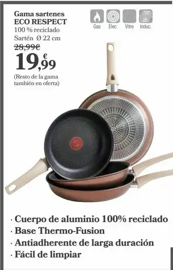 Carrefour Gama sartenes eco respect oferta