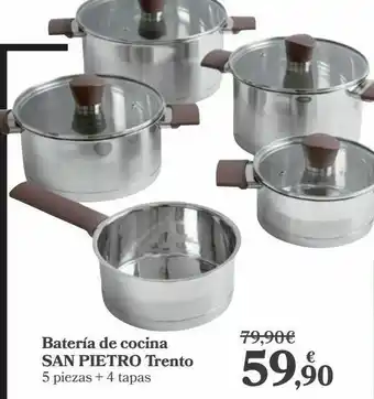Carrefour Batería de cocina san pietro trento oferta