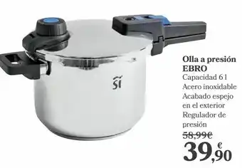 Carrefour Olla a presión erbo oferta