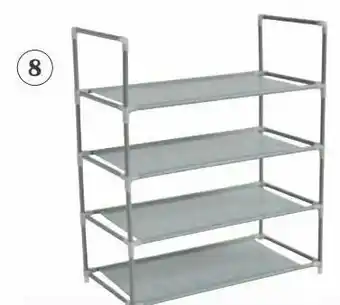 Carrefour Zapatero 4 baldas color gris oferta