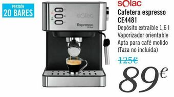 Carrefour Solac cafetera espresso ce4481 oferta