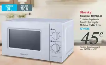 Carrefour Bluesky microondas bm020sm-20 oferta