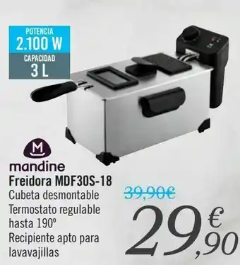 Carrefour Mandine freidora mdf30s-18 oferta
