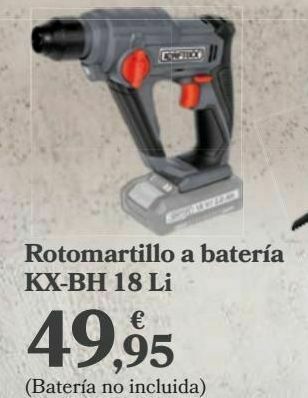 Carrefour Rotomartillo a batería kx-bh 18 li oferta