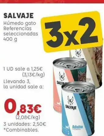 Kiwoko Salvaje húmedo gato oferta
