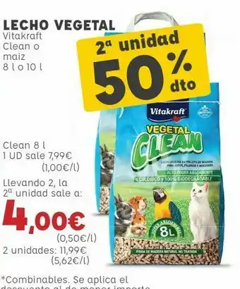 Kiwoko Lecho vegetal vitakraft clean o maiz oferta
